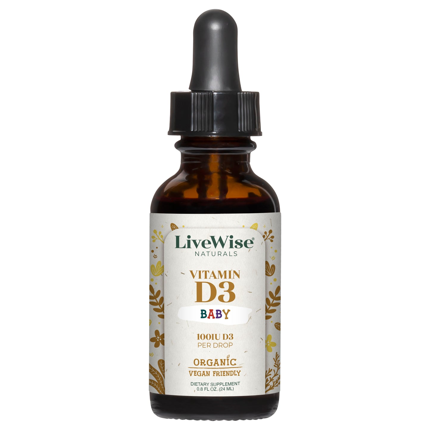 Vitamin D3 for Infants & Toddlers (Vegan Friendly)