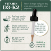 D3+K2(MK-7) Vitamin Liquid Drops - BOOSTS IMMUNE SYSTEM