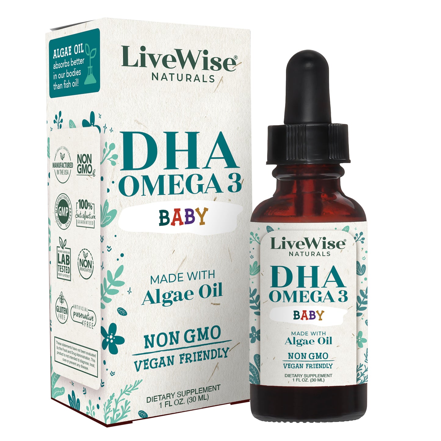 DHA - OMEGA 3 for Babies and Toddlers ( With or Without Astaxanthin)