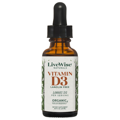 Vitamin D3 Liquid Drops - Vegan Friendly