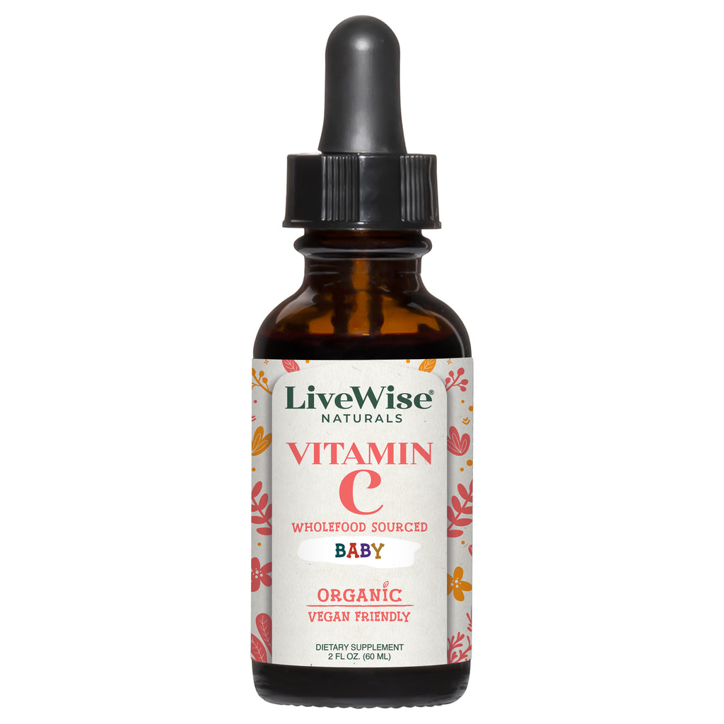 Organic Wholefood Vitamin C Drops for Infants & Toddlers – Immune Support & Antioxidants