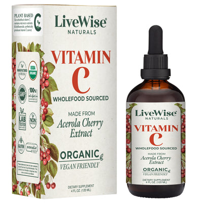 Organic Wholefood Liquid Vitamin C from Acerola Cherry