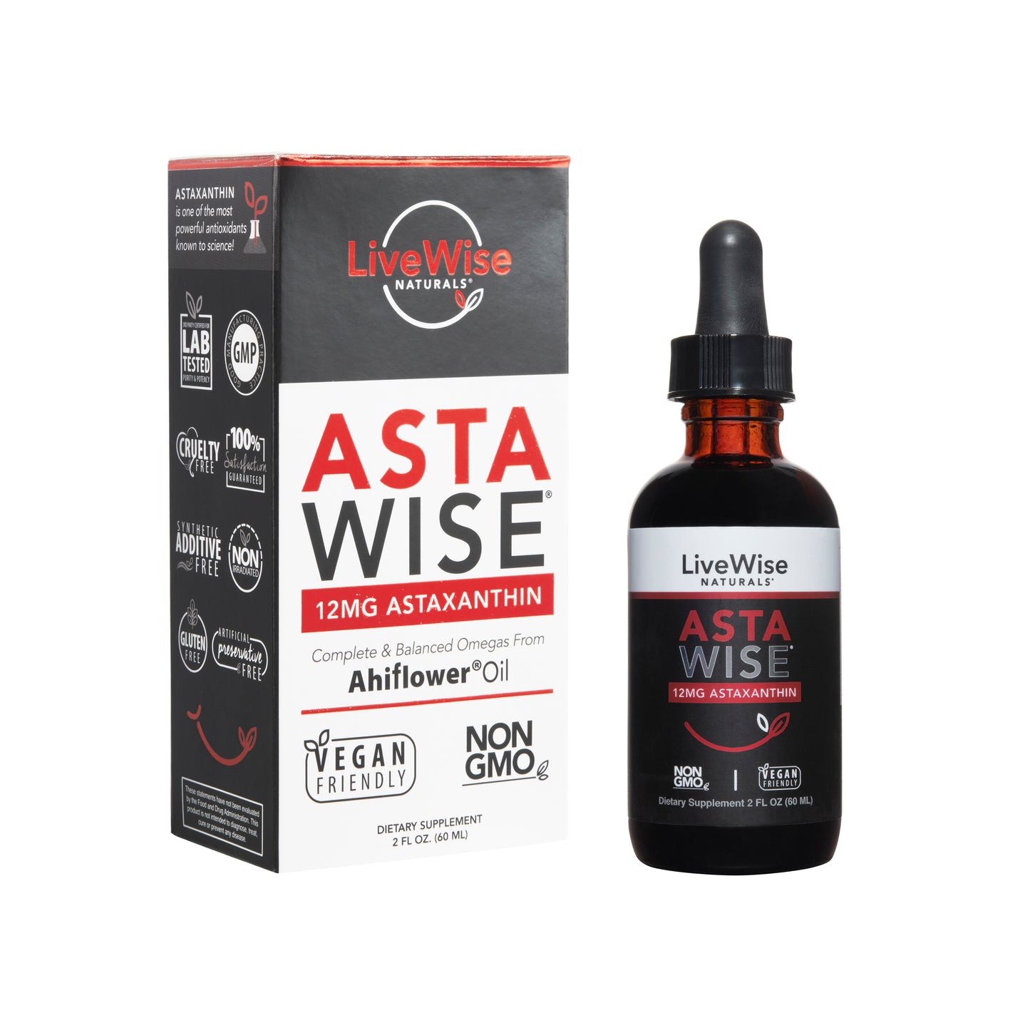 Asta Wise ( 12mg Icelandic Astaxanthin)