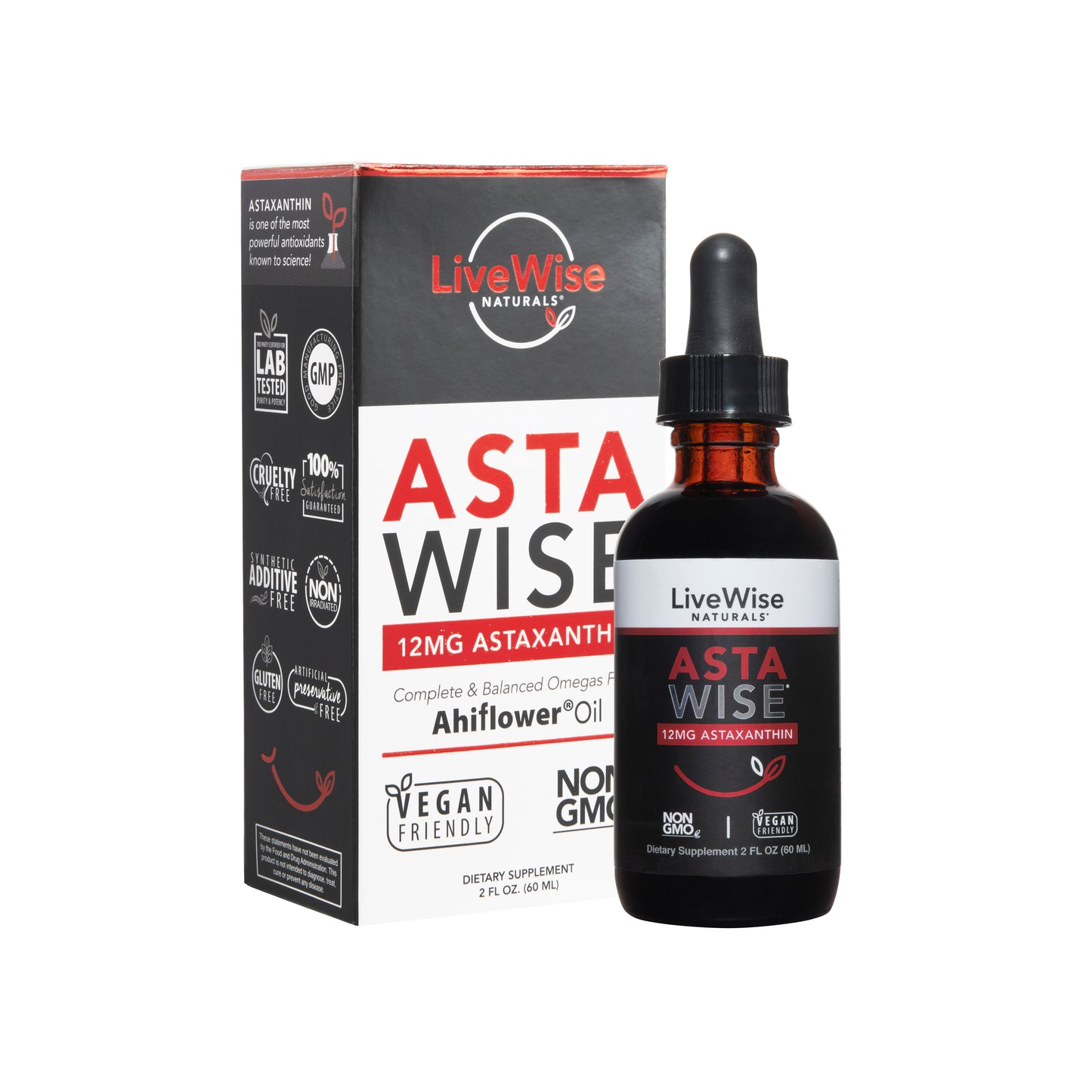 Asta Wise ( 12mg Icelandic Astaxanthin)