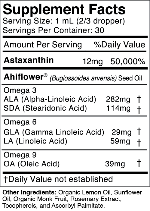 Asta Wise ( 12mg Icelandic Astaxanthin)