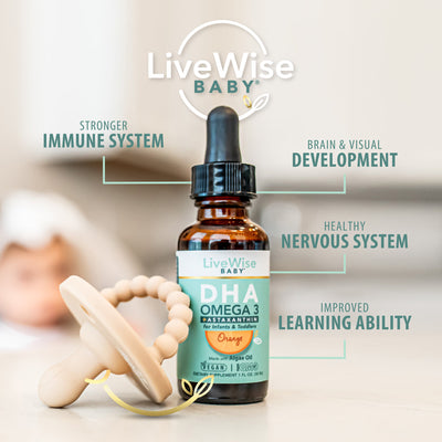 LIVE WISE BABY BUNDLE- BABY DHA & BABY D3+K2